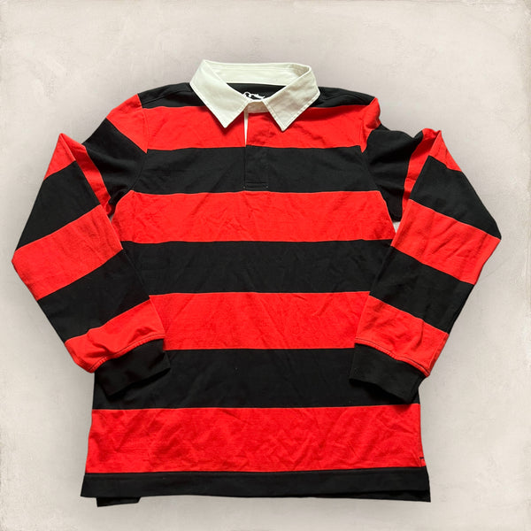 Kids' Unisex Art Class Long Sleeves Rugby Polo Shirt