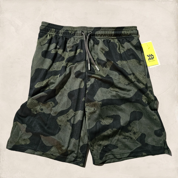 Boys' All in Motion Athletic Camo Shorts