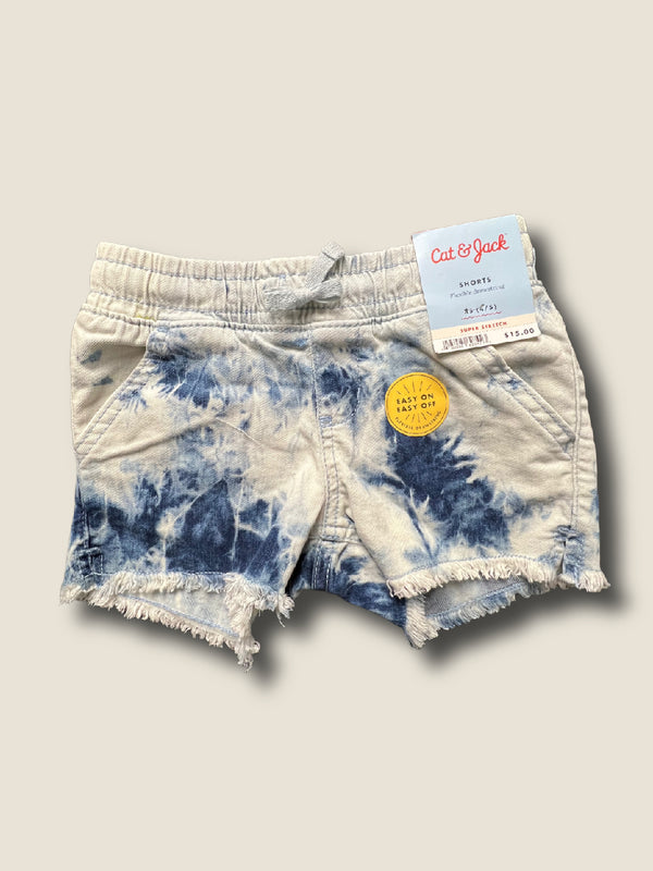 Cat & Jack Girls's Tie Dye Pull on Shorts