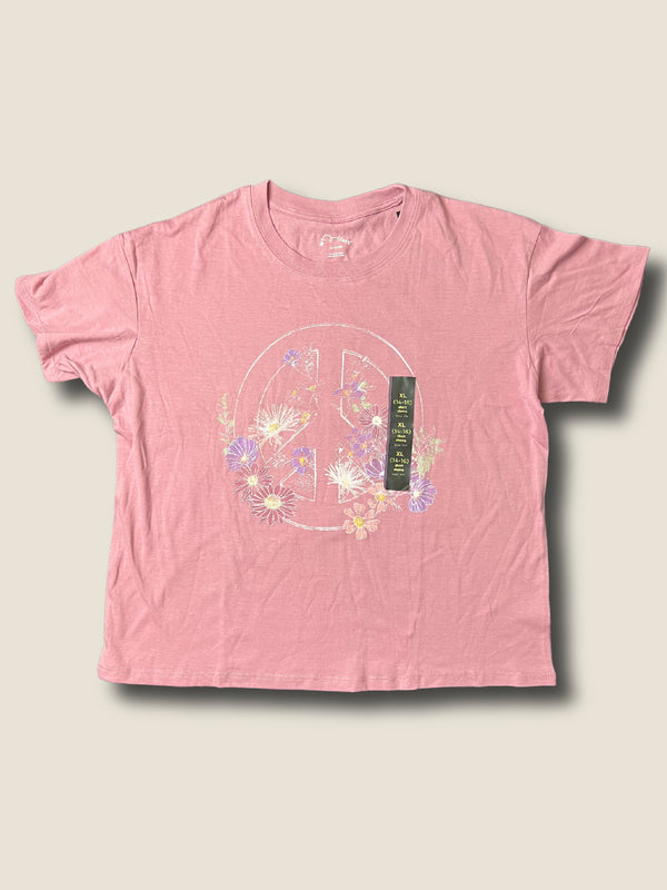 Girls' Art Class PEACE FLORAL Tee